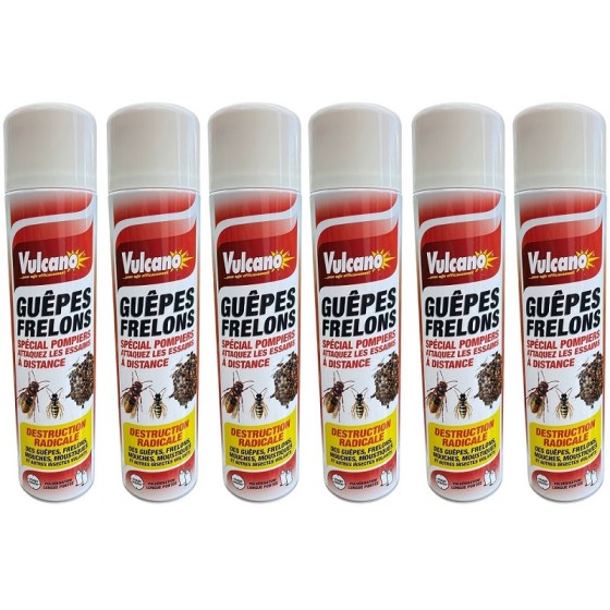 PACK X6 AÉROSOL VULCANO 600...