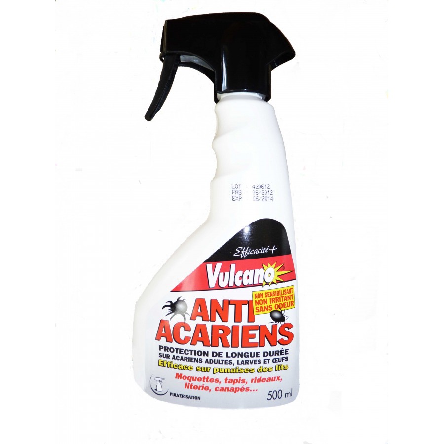 SPRAY ANTI ACARIENS ET PUNAISES DE LIT VULCANO 500ML