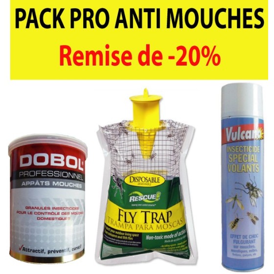 PACK PRO ANTI-MOUCHES