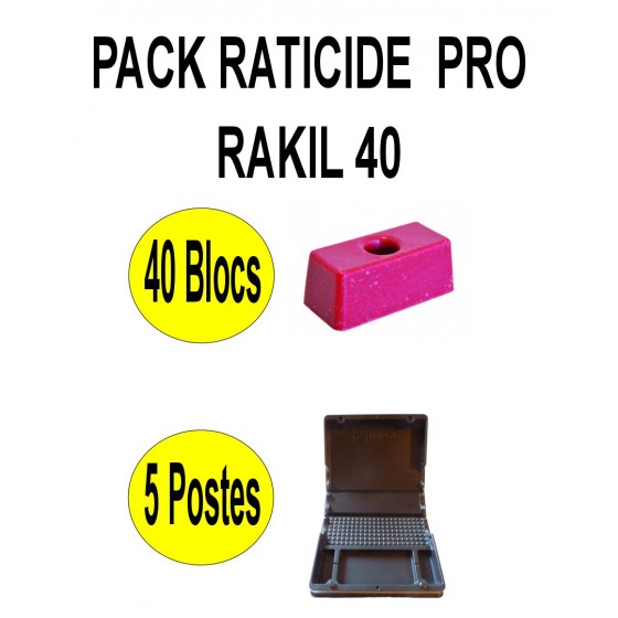 Pack Raticide Pro Rakil 40