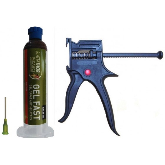 PACK  BLATTATHOR GEL + PISTOLET + AIGUILLE METAL