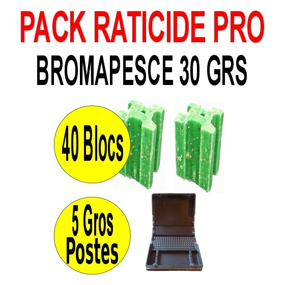 Le Pack Raticide Souricide Bromapesce