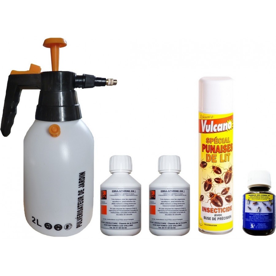 Pack Punaises pro pour logt T3 avec pulv. Pack Punaises pro pour logt T3 avec pulv.