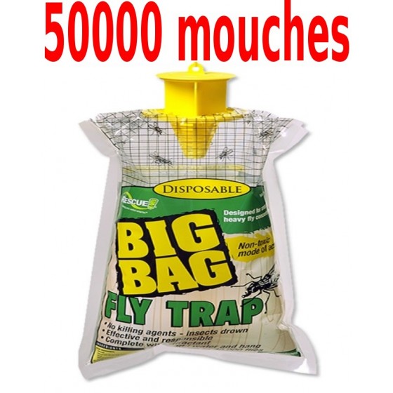 Rescue Fly Trap Mouche Grand Modèle (40 000 mouches)