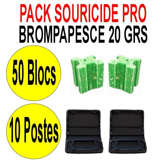 Le Pack Souricide Bromapesce
