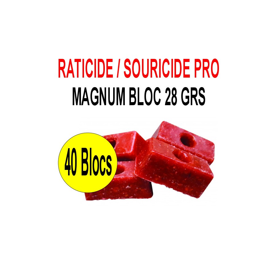 MAGNUM BLOC - 40 Blocs de 28grs MAGNUM BLOC - 40 Blocs de 28grs