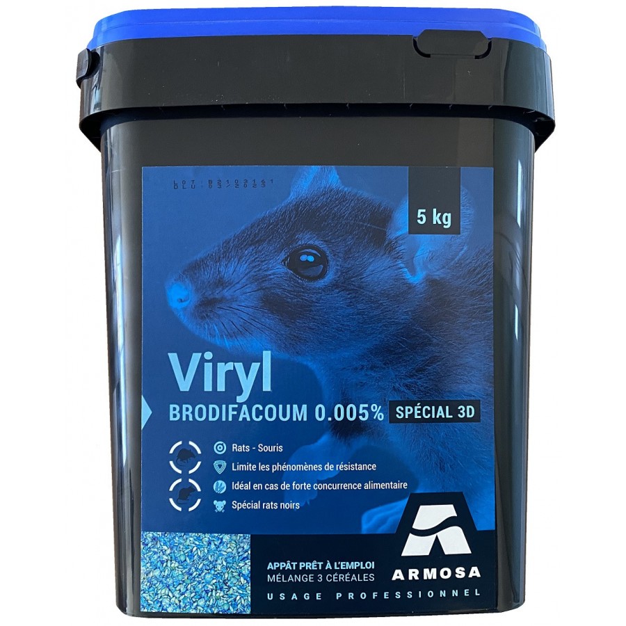 VIRYL - MELANGE 3 CEREALES - SEAU 5 KG VIRYL - MELANGE 3 CEREALES - SEAU 5 KG