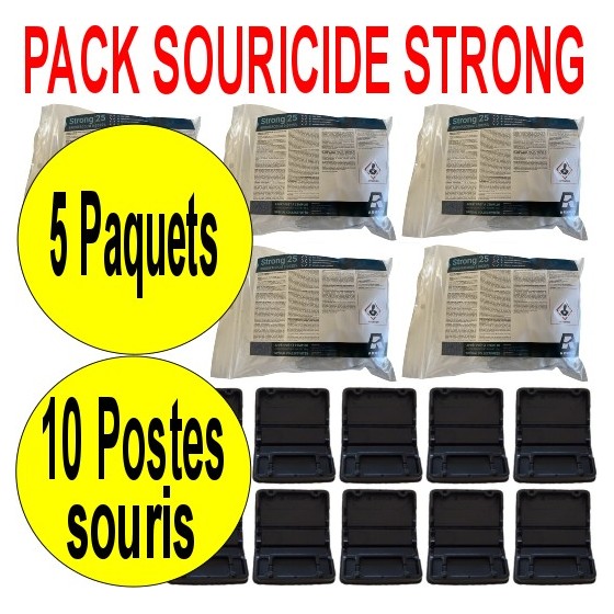 Les produits   Souricide, raticide et piège - Blé anti rats et  souris Frap Grain'tech - Sac 10kg