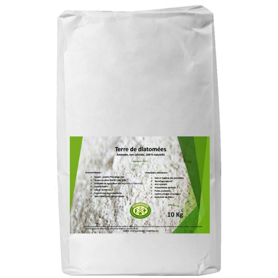 TERRE DE DIATOMEE PURE - SAC DE 10KG TERRE DE DIATOMEE PURE - SAC DE 10KG